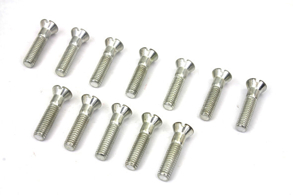 V-Twin - 8150-12 - Cadmium Cam Cover Stock Slotted Screws