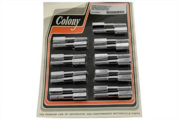 V-Twin - 8216-18 - Chrome Stock Headbolt with Aluminum Heads