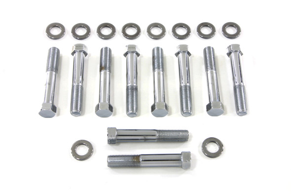 V-Twin - 8221-20 - Chrome Stock Head Bolt with Washer