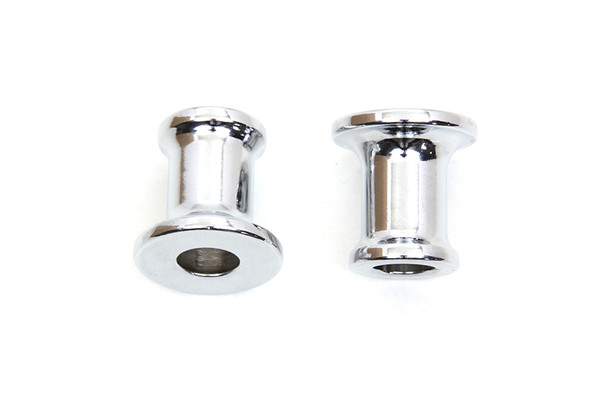 V-Twin - 8229-2 - Chrome Top Motor Mount Headbolt Spacer