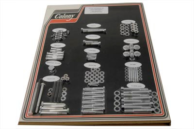 V-Twin - 8316 CHR - Stock Style Hardware Kit Chrome
