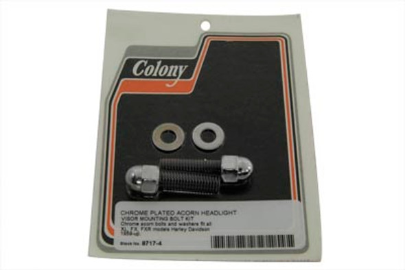 V-Twin - 8717-4 - Headlamp Visor Mount Kit Acorn