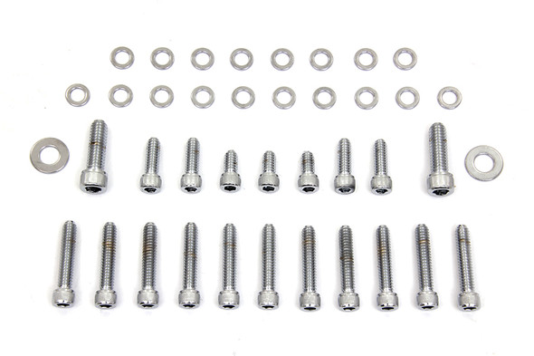 V-Twin - 8763-20 - Primary Cover Screw - Fits 1980-1984 Harley-Davidson FLT, 1982-1984 FXR (5-speed)