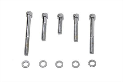 V-Twin - 8786-5T - Sprocket Cover Allen Screw Kit - Fits 1977-1984 Harley-Davidson XL