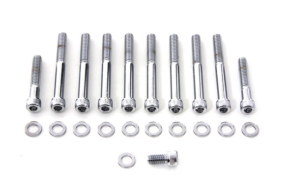 V-Twin - 8788-11T - Primary Cover Allen Screw Set - Fits 1977-1984 Harley-Davidson XL