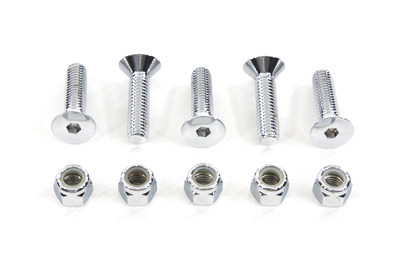 V-Twin - 8791-10T - Rear Disc Allen Bolt Set - Fits 1979-1991 Harley-Davidson XL, 1981-1984 FL, 1986-1991 FLST, 1981-1984 FX, 1984-1991 FXST