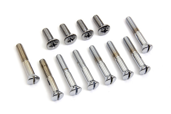 V-Twin - 8799-12 - Primary Cover Screw Stock Chrome