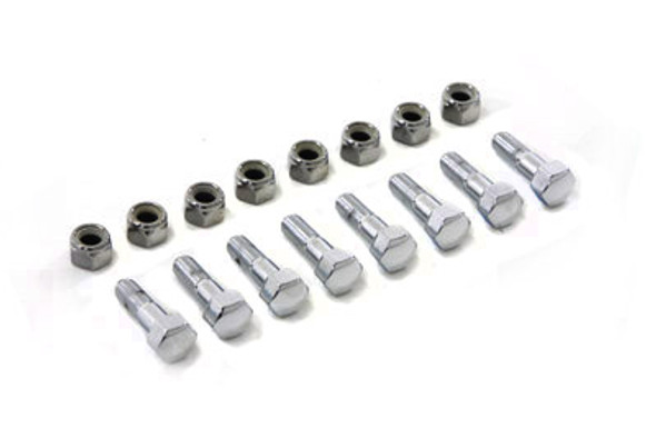 V-Twin - 8811-16 - Rear Brake Drum Bolt Chrome