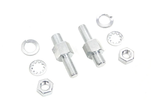 V-Twin - 8824-8T - Ignition Coil Mount Stud Kit Zinc - Fits 1956-1982 Harley-Davidson FL, 1971-1982 FX