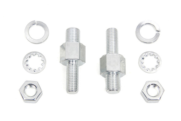 V-Twin - 8824-8T - Ignition Coil Mount Stud Kit Zinc - Fits 1956-1982 Harley-Davidson FL, 1971-1982 FX