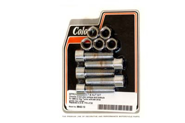 V-Twin - 8842-10 - Pulley Bolt and Nut 7/16 inch-20 X 1-1/2 inch Allen Style