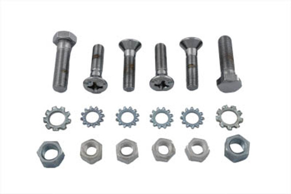 V-Twin - 8881-18 - Rear Fender Strut Bolt Kit Chrome