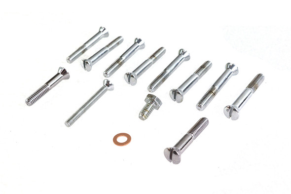 V-Twin - 8892-12 - Primary Cover Screw Kit Chrome V-Twin - 8892-12 - Primary Cover Screw Kit Chrome