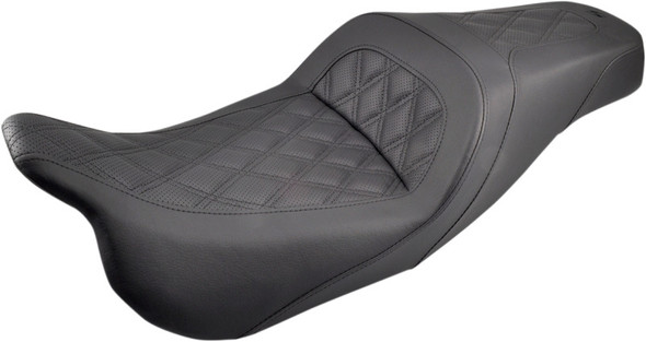 Saddlemen - Slim Motorcycle Seat - fits '08-'23 Harley Touring Models (see desc.)