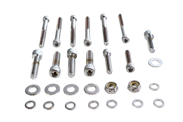 V-Twin - 8909-13 - Transmission Side Cover Screw Kit Allen