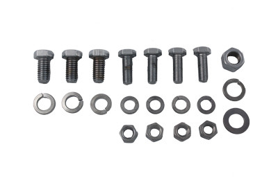 V-Twin - 9617-18T - Shifter Bracket Hex Bolt Kit - Fits 1984-1999 Harley-Davidson FXST, 1986-1999 FLST, 1952-1984 FL, 1980-1986 FX