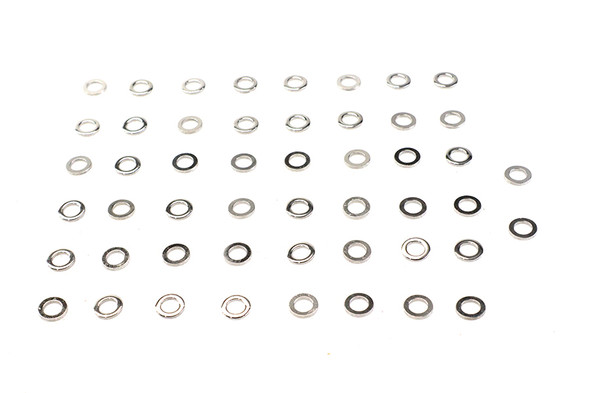 V-Twin - 9633-50T - Chrome Flat Washer 1/4 inch Inner Diameter