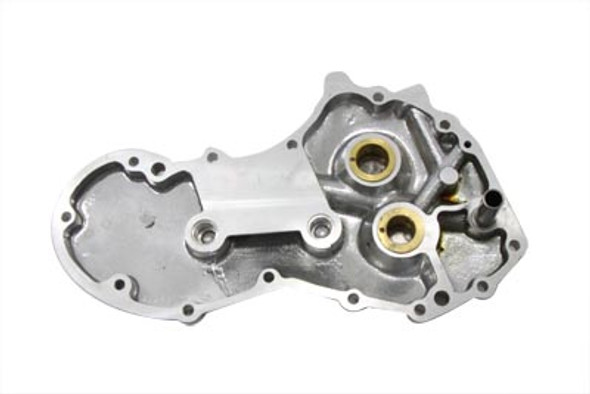 V-Twin - 10-0066 - 8-Finned Panhead Cam Cover Natural