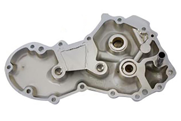 V-Twin - 10-0126 - Panhead 4-Finned Cam Cover Chrome