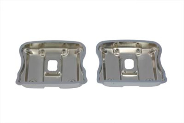 V-Twin - 10-0566 - Chrome Rocker Box Cover Set