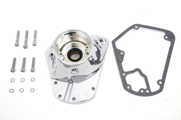 V-Twin - 10-0798 - Chrome Nose Cone Cam Cover - Fits 1993-1999 Harley-Davidson FXD, FXST, 1993-1994 FXR, 1993-1999 FLST, FLT