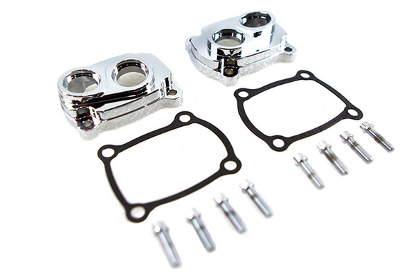 V-Twin - 10-0848 - Jims M8 Low Profile Billet Tappet Cover Kit Chrome V-Twin - 10-0848 - Jims M8 Low Profile Billet Tappet Cover Kit Chrome