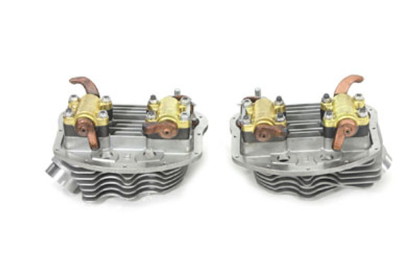 V-Twin - 10-1066 - Panhead Cylinder Heads Full Assembly