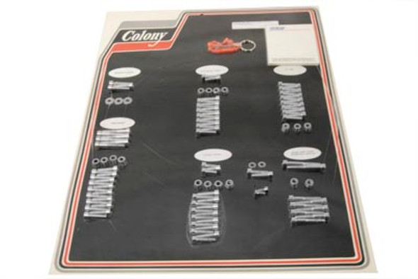 V-Twin - 1021-P - Polished Engine Dress Up Bolt Kit