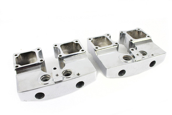 V-Twin - 11-0056 - Shovelhead Rocker Box Cover Set Chrome