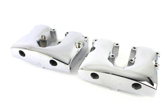 V-Twin - 11-0056 - Shovelhead Rocker Box Cover Set Chrome