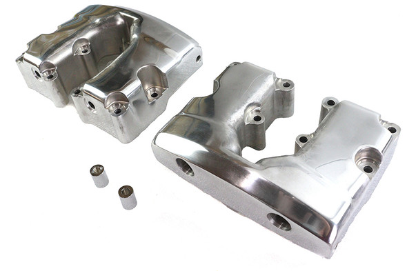 V-Twin - 11-0057 - Shovelhead Rocker Box Cover Set Polished