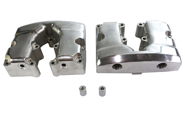 V-Twin - 11-0057 - Shovelhead Rocker Box Cover Set Polished