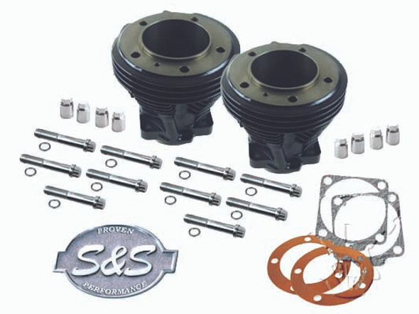 V-Twin - 11-0063 - 80 inch Shovelhead S&S Cylinder Set