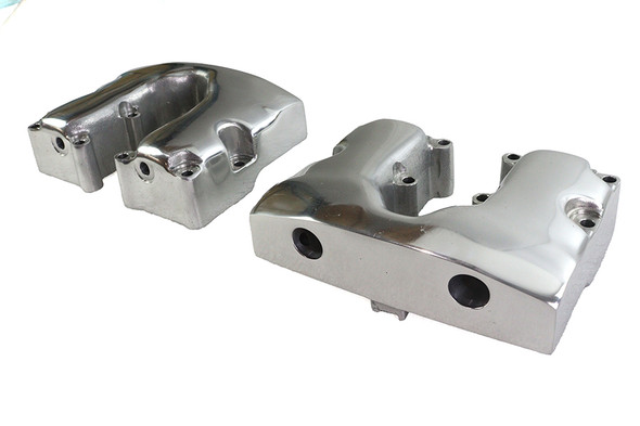 V-Twin - 11-0091 - Replica Shovelhead Rocker Box Cover Set Polished