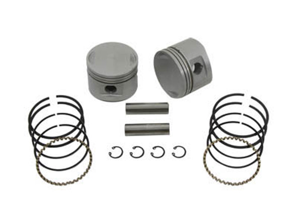 V-Twin - 11-0293 - 80 inch Evolution Piston Kit .010 Oversize