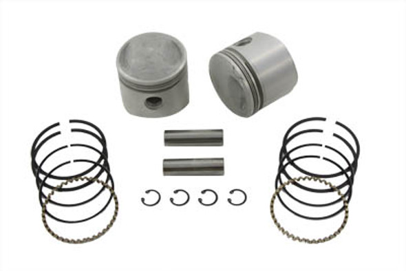 V-Twin - 11-0314 - 74 inch Overhead Valve Piston Set .070 Oversize