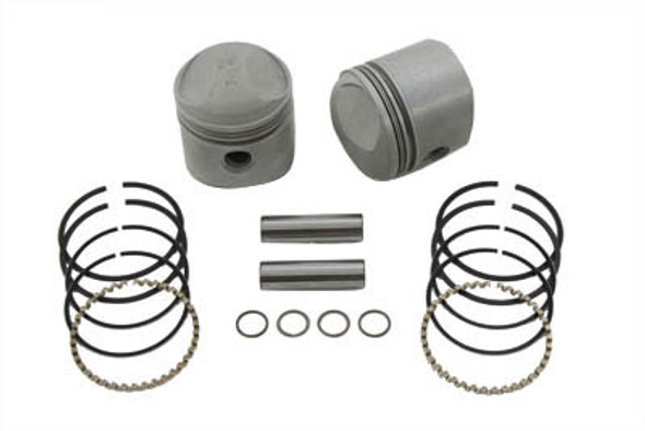 V-Twin - 11-0322 - 74 inch Overhead Valve Piston Set Standard Size