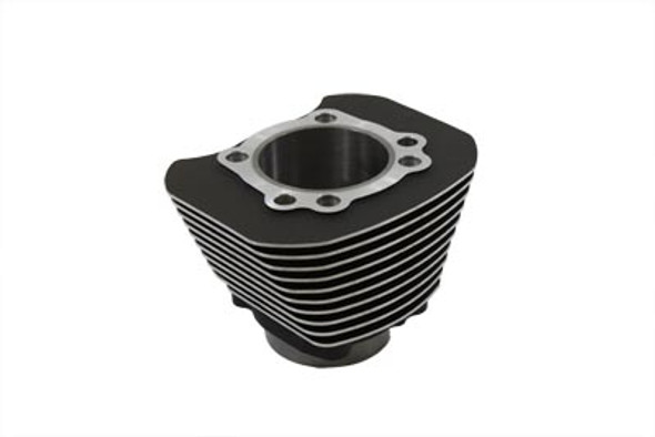 V-Twin - 11-0335 - Replica 1200cc Black Wrinkle Finish Cylinder