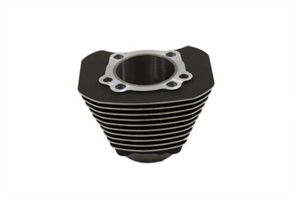 V-Twin - 11-0335 - Replica 1200cc Black Wrinkle Finish Cylinder