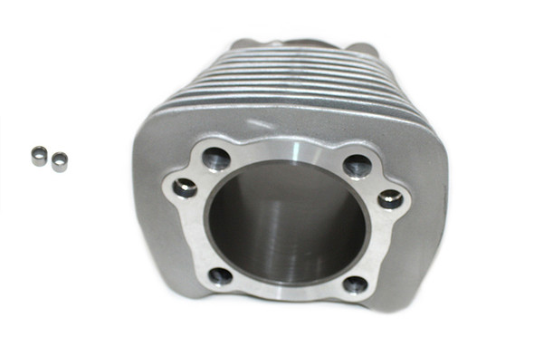 V-Twin - 11-0342 - Replica 1200cc Silver Finish Cylinder