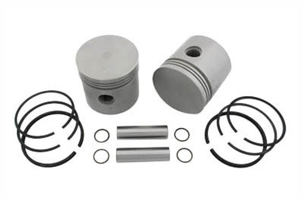 V-Twin - 11-0411 - 3-7/16 inch Piston Set .030 Oversize