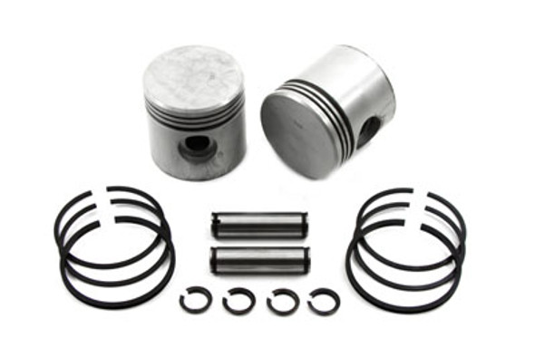 V-Twin - 11-0416 - 3-5/16 inch Piston Set .010 Oversize