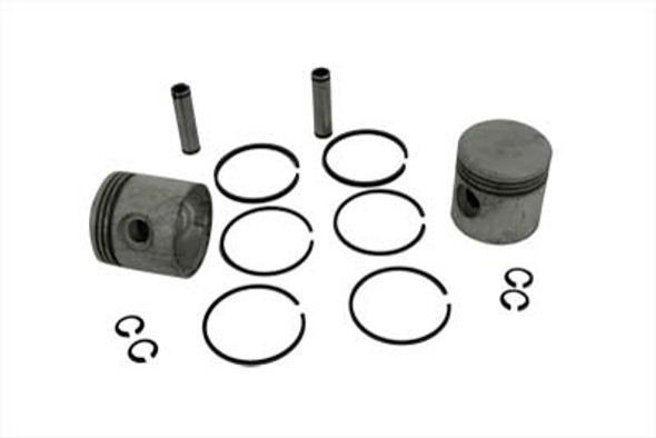 V-Twin - 11-0417 - 3-5/16 inch Piston Set .020 Oversize