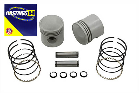 V-Twin - 11-0428 - 3-5/16 inch Piston Set .040 Oversize