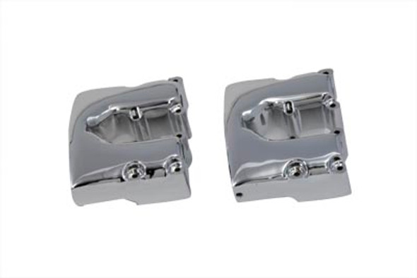 V-Twin - 11-0534 - Shovelhead Rocker Box Cover Set Chrome