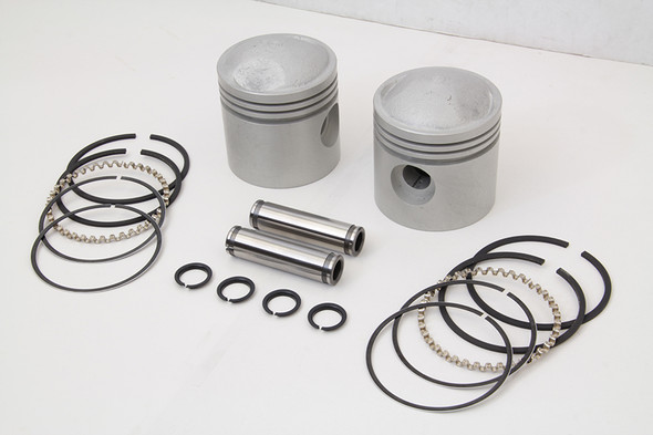 V-Twin - 11-0847 - 3-5/16 inch Piston Set .010 Oversize