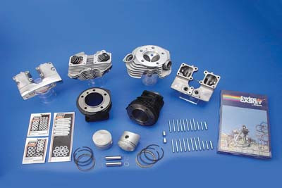 V-Twin - 11-0862 - Polished Shovelhead Top End Kit - Fits 1980-1984 Harley-Davidson FLT, 1971-1984 FX, 1982-1984 FXR, 1966-1984 FL
