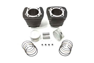 V-Twin - 11-1105 - 883cc to 1200cc Cylinder and Piston Conversion Kit Black
