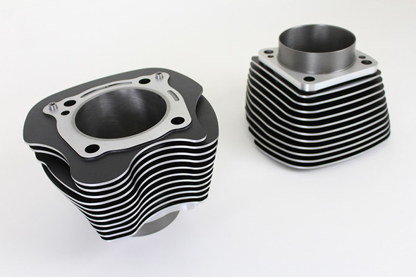 V-Twin - 11-1196 - M8 Big Bore Black Cylinder Set