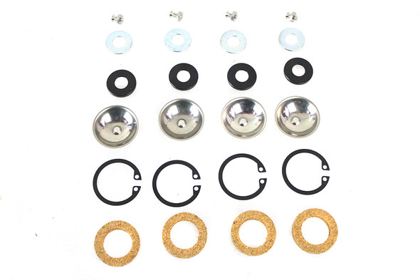 V-Twin - 11-1199 - 1936 Knucklehead Rocker Nut Kit